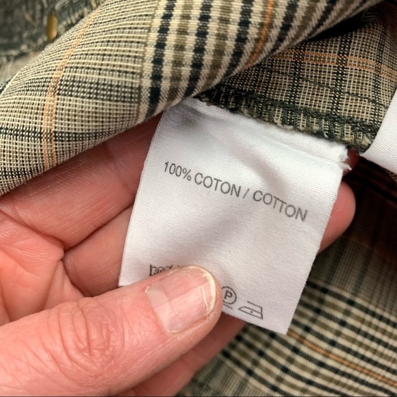 SOLOLA Brown Plaid Skirt size 38 - Picture 4 of 10